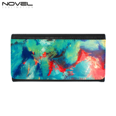 Premium Ladies Tri-Fold Wallet With Crocodile Grain