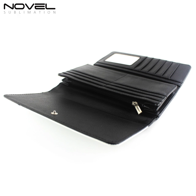 PU Leather Tri-Fold Wallet Women Card Holder Purse