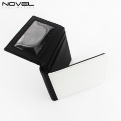 Father's Day Gift Personalized PU Leather Men Wallet Purse With Extra Card Holder