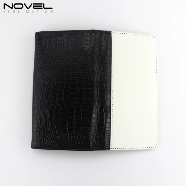 Premium Ladies Tri-Fold Wallet With Crocodile Grain