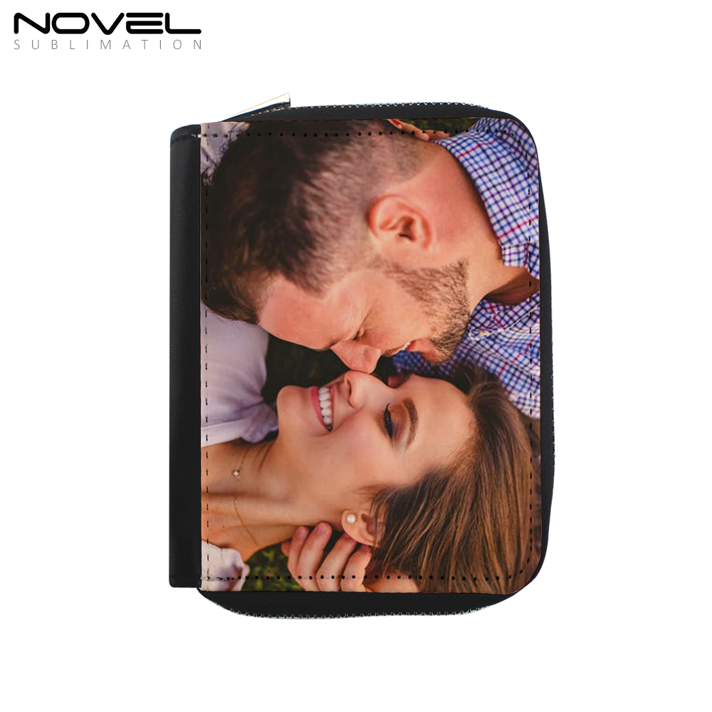 Custom PU Canvas Zipper Wallet Purse M
