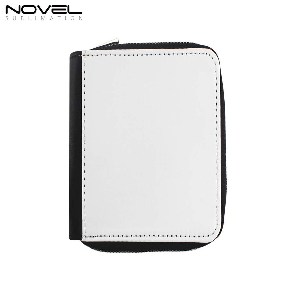 Custom PU Canvas Zipper Wallet Purse M