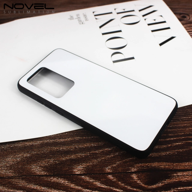 Custom Tempered Glass Rubber Phone Case For Huawei P40 Pro