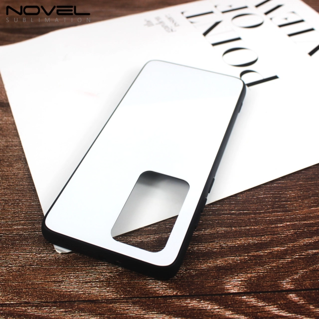 Sublimation Tempered Glass TPU Rubber Phone Case For Huawei P40