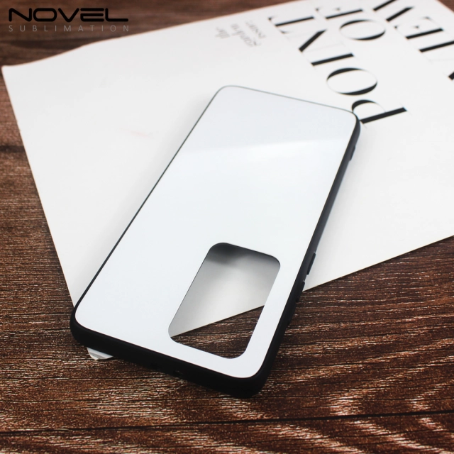 Custom Tempered Glass Rubber Phone Case For Huawei P40 Pro