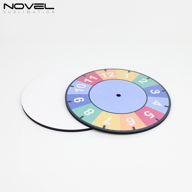 Decorative Round Wooden MDF Wall Clock Dia 203mm