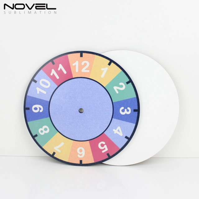 Decorative Round Wooden MDF Wall Clock Dia 203mm