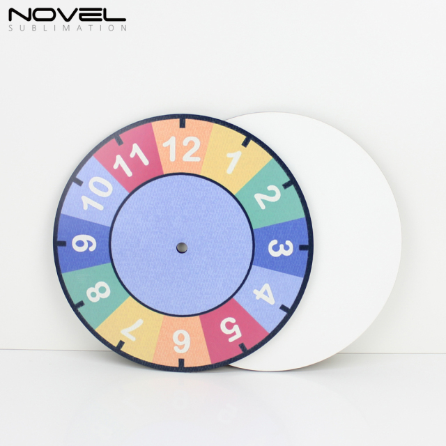 Decorative Round Wooden MDF Wall Clock Dia 203mm