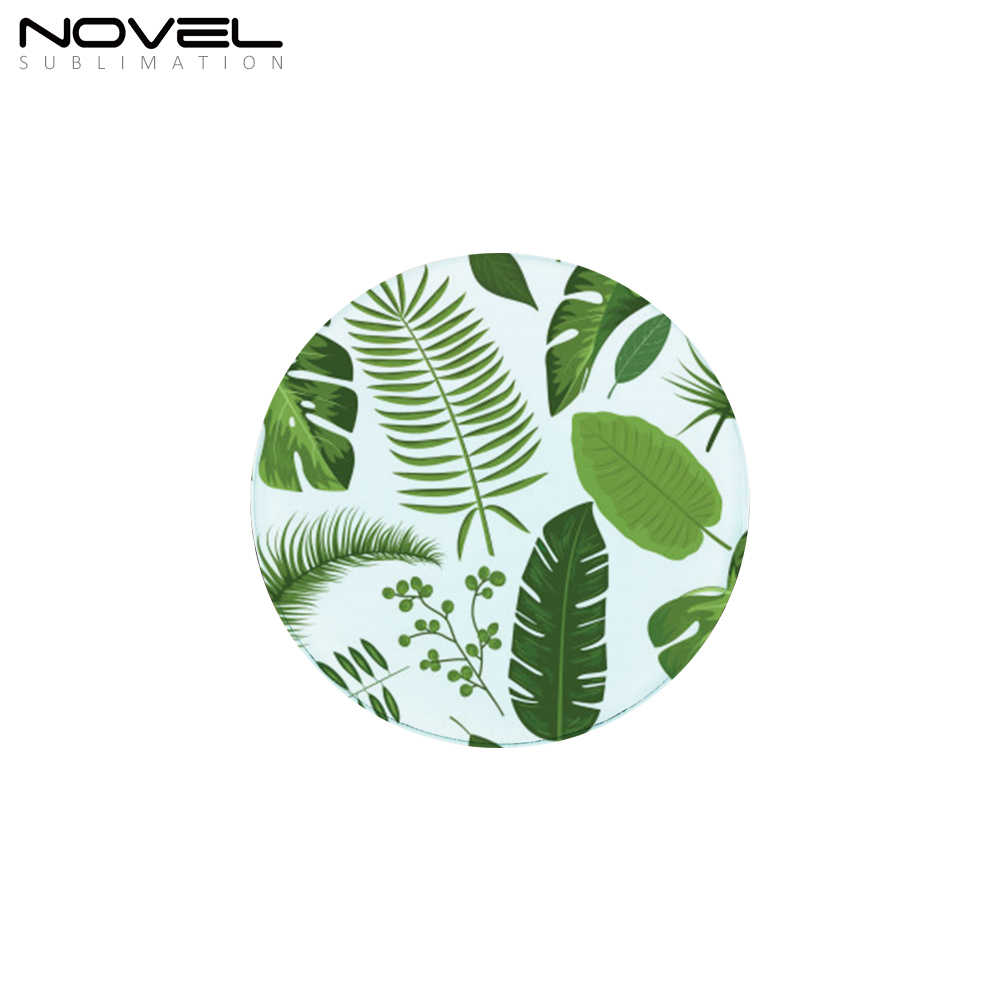 Personalized Circle Glass Coaster Promotion Glass Coaster Round Dye Sublimation Coaster