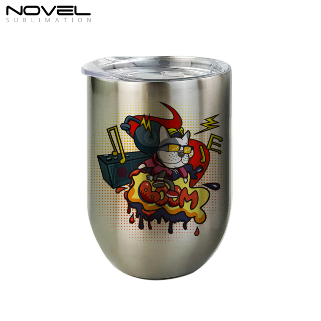 Eggshell Cup Stainless Steel Mug With Lid