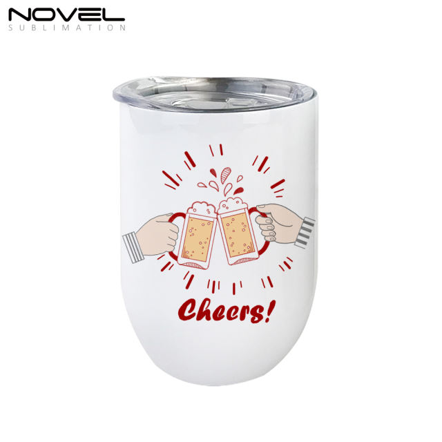 Eggshell Cup Stainless Steel Mug With Lid