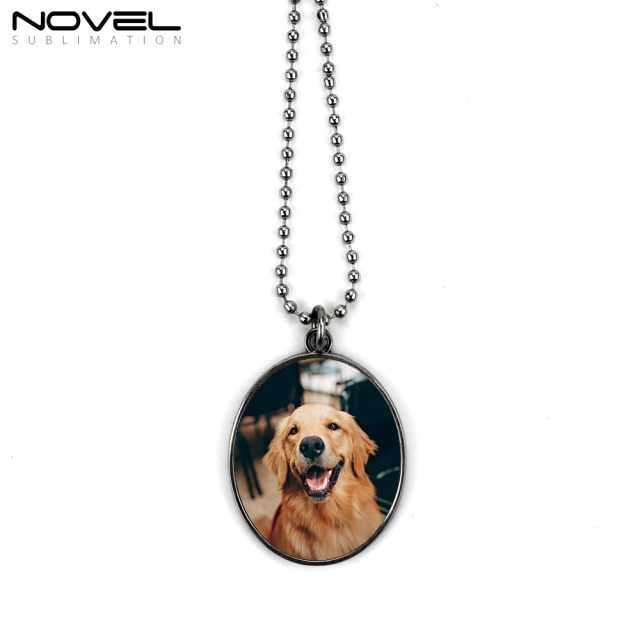 Sublimation Oval-shaped Dog Tag