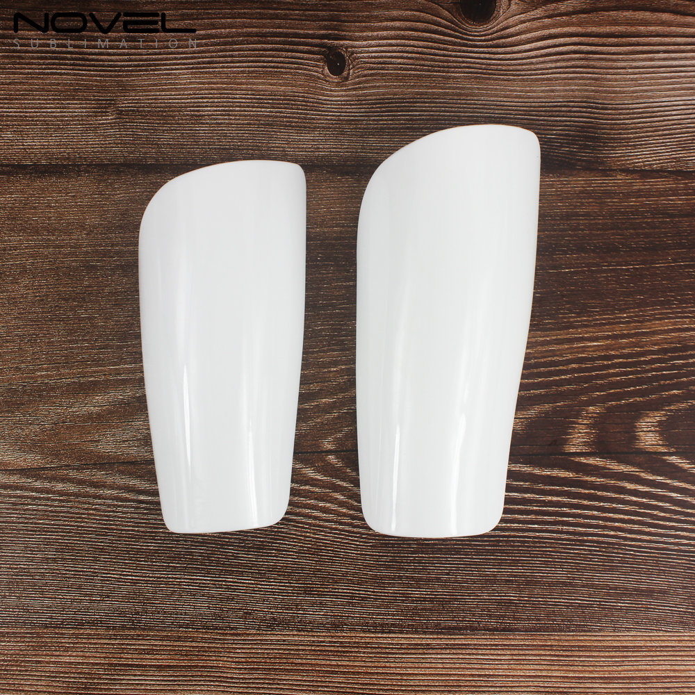 Personalized Sublimation 3D Blank Soccer Shin Guards Glossy Style