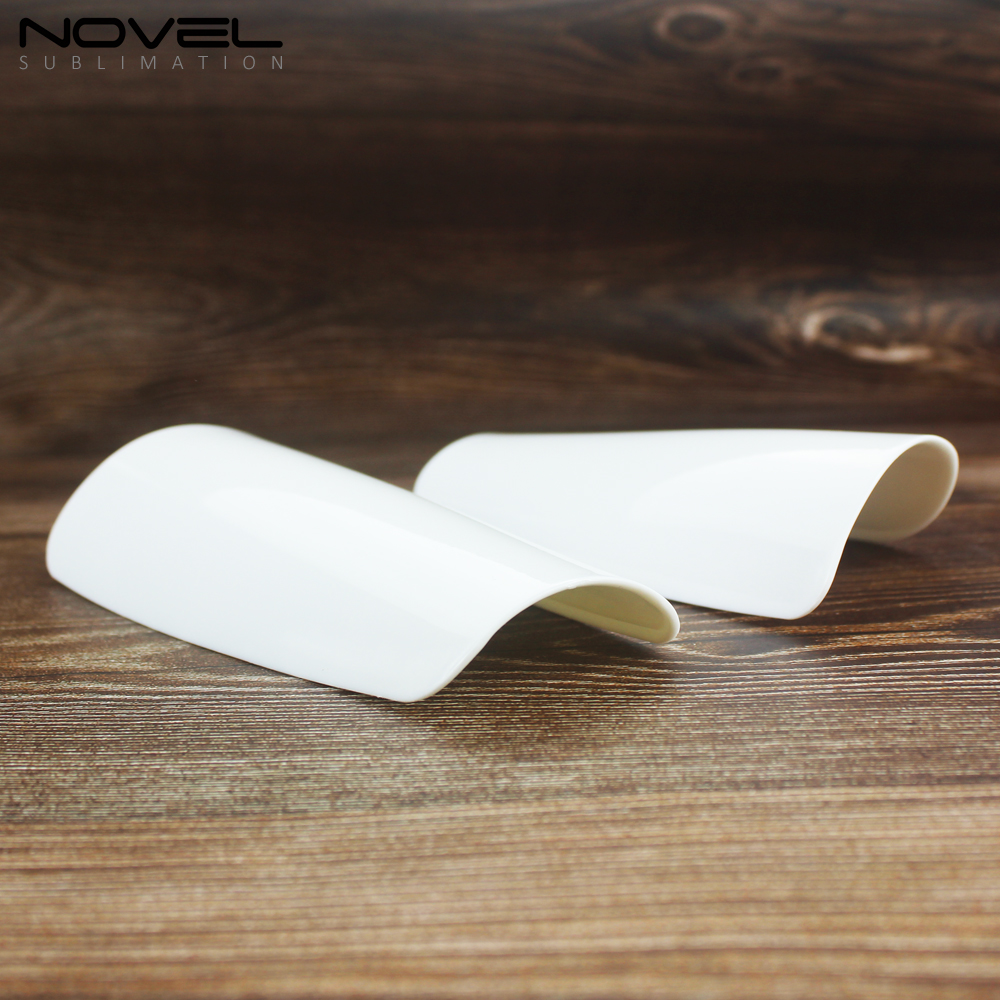 Personalized Sublimation 3D Blank Soccer Shin Guards Glossy Style