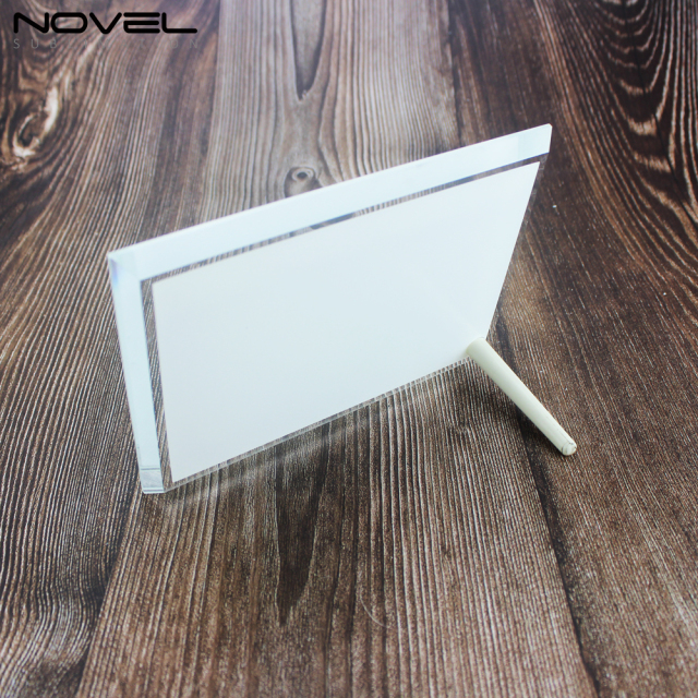 6" Bevel Edge Crystal Photo Frame