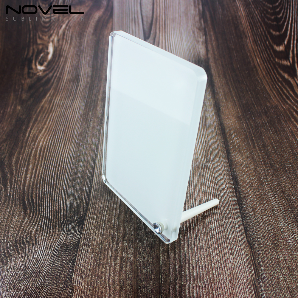 7” Crystal Glass Photo Desktop Frame- BL-07