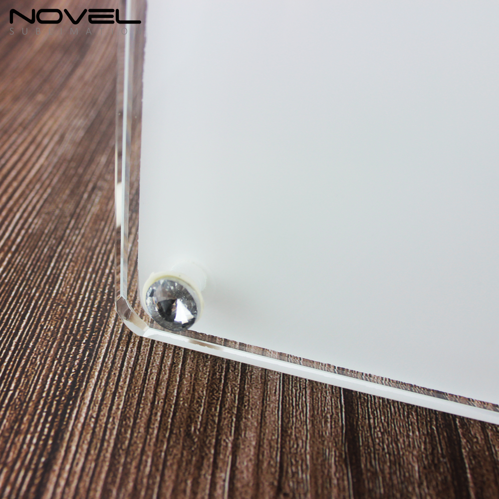 7” Crystal Glass Photo Desktop Frame- BL-07