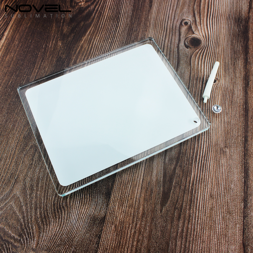 8” Fillet Crystal Glass Photo Sublimation Frame- BL-06