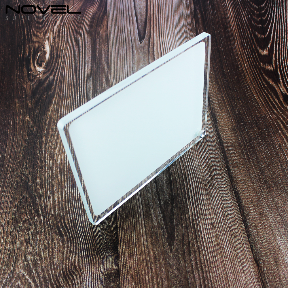 8” Fillet Crystal Glass Photo Sublimation Frame- BL-06