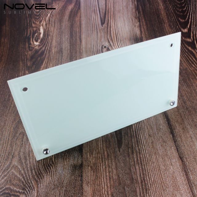 12” Rectangle Glass Photo Panel Desktop Frame