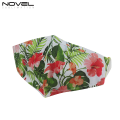 Personalized Sublimation Printing 3D Face Mask More Comfortable Mouth Mask With Elastic Ear Loops
