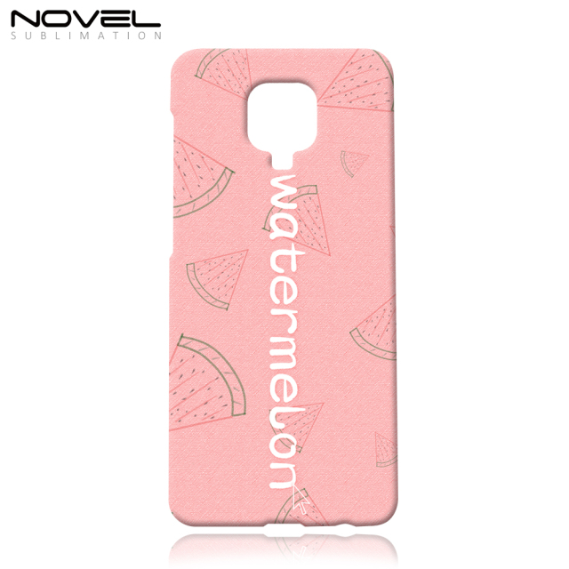 3D Phone Case for Redmi Note 9 Pro Sublimation Blank Mobile Phone Back Cover