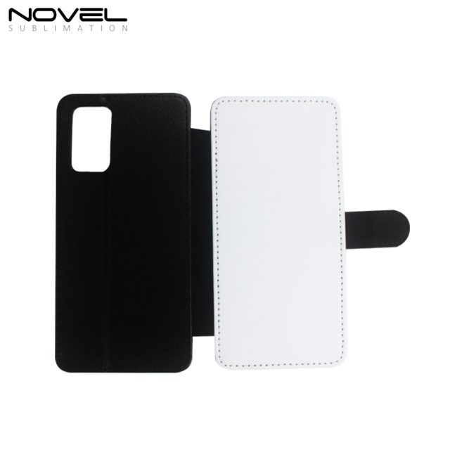 Premium PU Flip Wallet Sublimation Case for Galaxy Note 20 with  Magnetic Closure