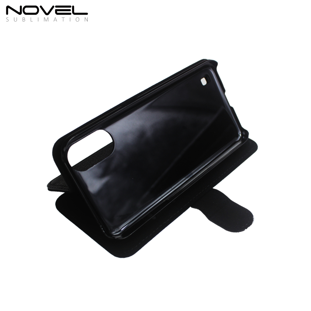 Sublimation Custom PU Flip Cover Phone Wallet For Galaxy A01