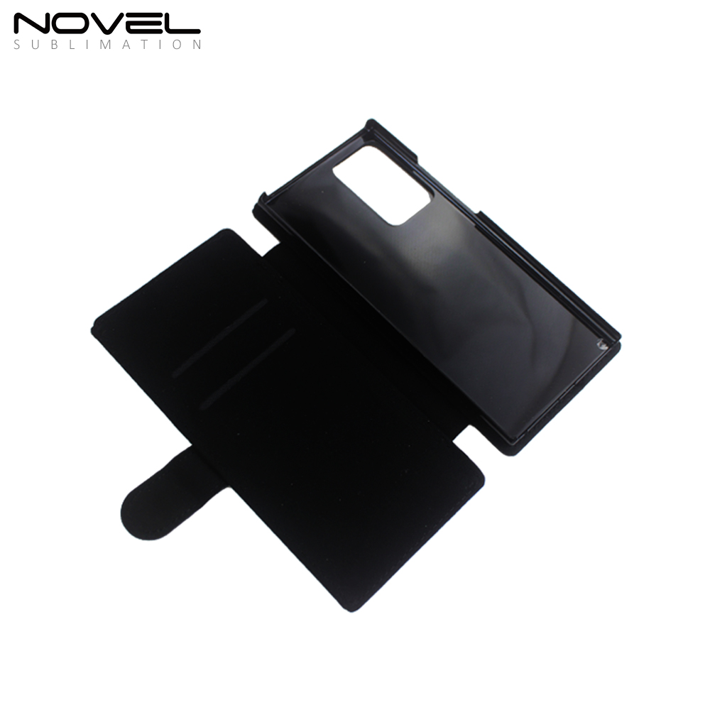 Sublimation PU Leather Wallet Flip Phone Protective Case Cover for Galaxy Note 20 Ultra