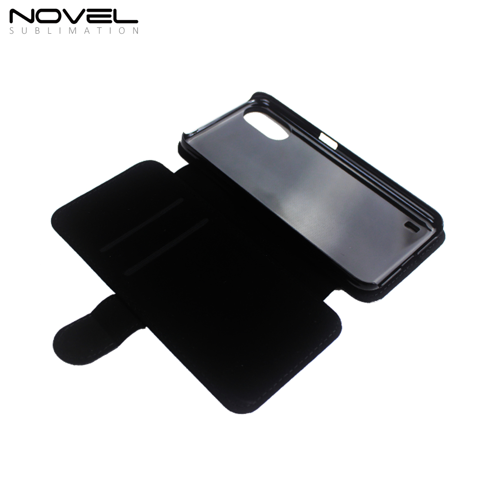 Sublimation Custom PU Flip Cover Phone Wallet For Galaxy A01