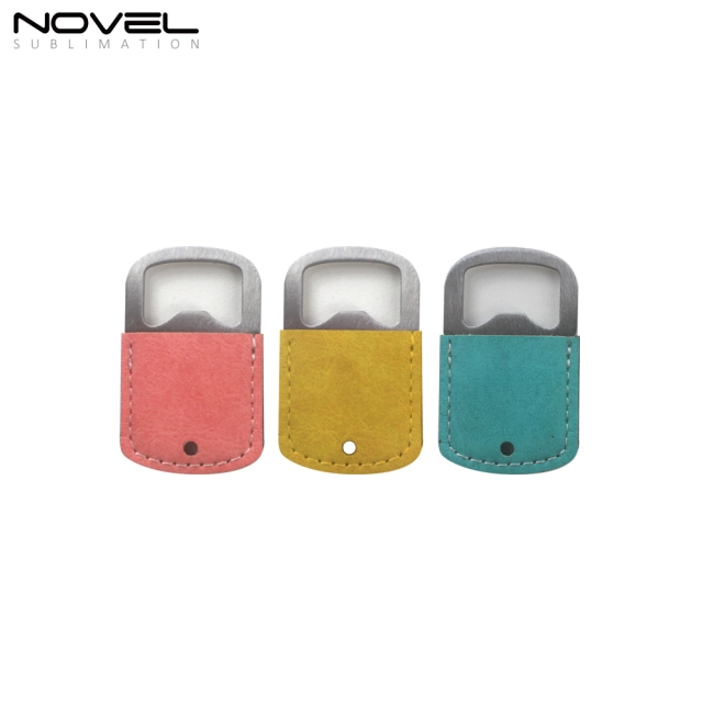 PU Stainless Steel Bottle Opener Sublimation Small Bottle Opener #1