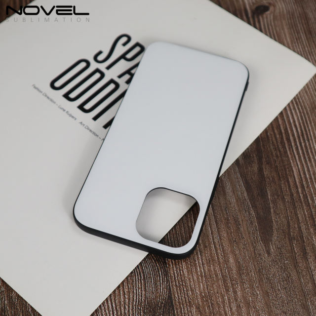 Sublimation Blank 2D Tempered Glass TPU Phone Case for iPhone 12/ 12 Pro