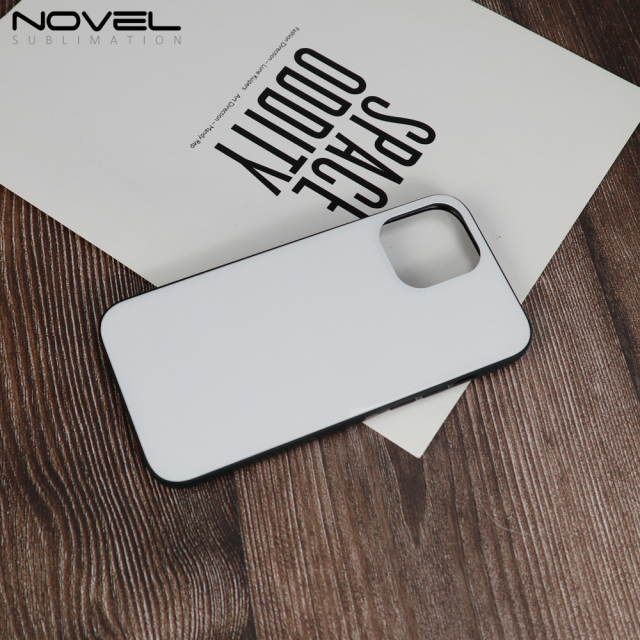 Sublimation Blank 2D Tempered Glass TPU Phone Case for iPhone 12/ 12 Pro