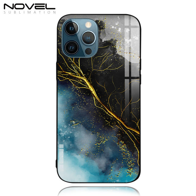 Popular Sublimation 2D Glass TPU Phone Case for iPhone 12 Pro Max