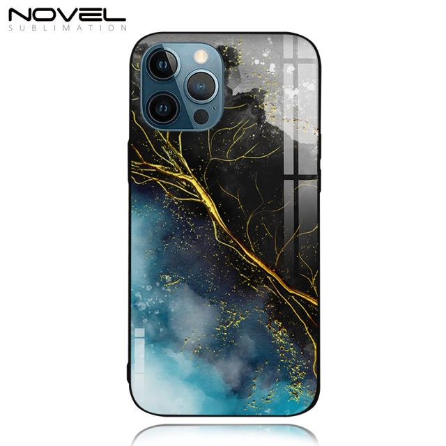 Popular Sublimation 2D Glass TPU Phone Case for iPhone 12 Pro Max