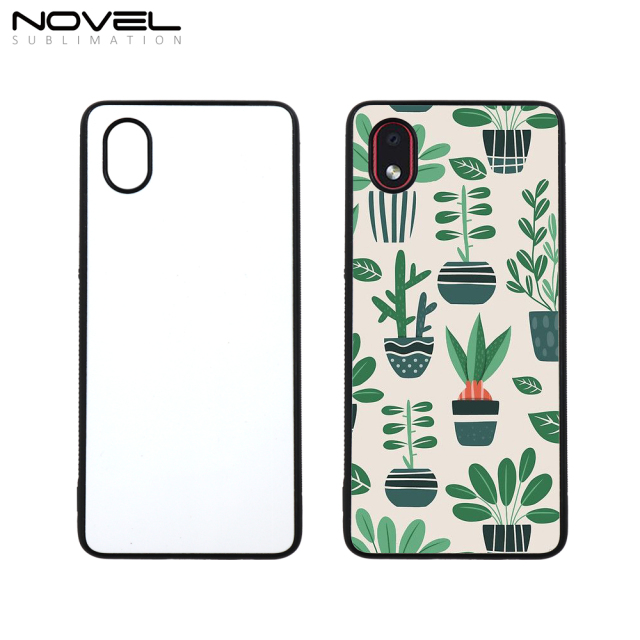 Blank Sublimation Rubber 2D TPU Cell Phone Cover  for Galaxy A01 Core