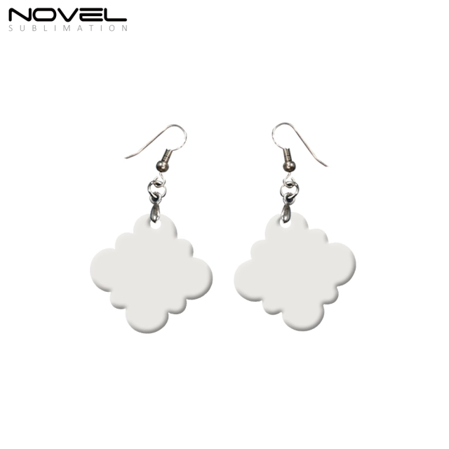 DIY Craft MDF Earrings Sublimation Blank Earring Heat Printing