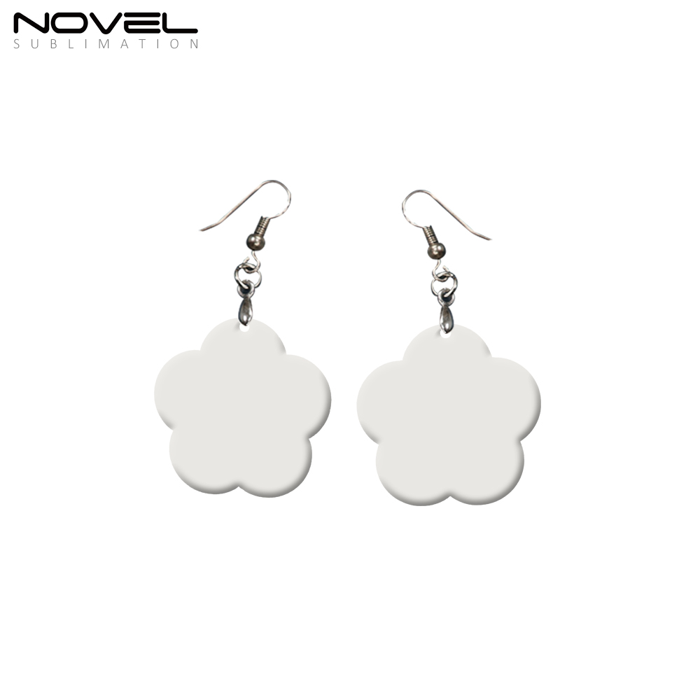 DIY Craft MDF Earrings Sublimation Blank Earring Heat Printing