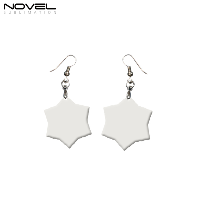 Personalized Earrings Blank Heat Transfer Sublimation MDF Earrings DIY Jewelry