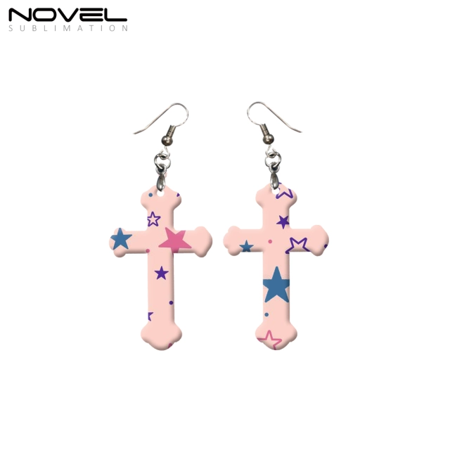 DIY Craft MDF Earrings Sublimation Blank Earring Heat Printing