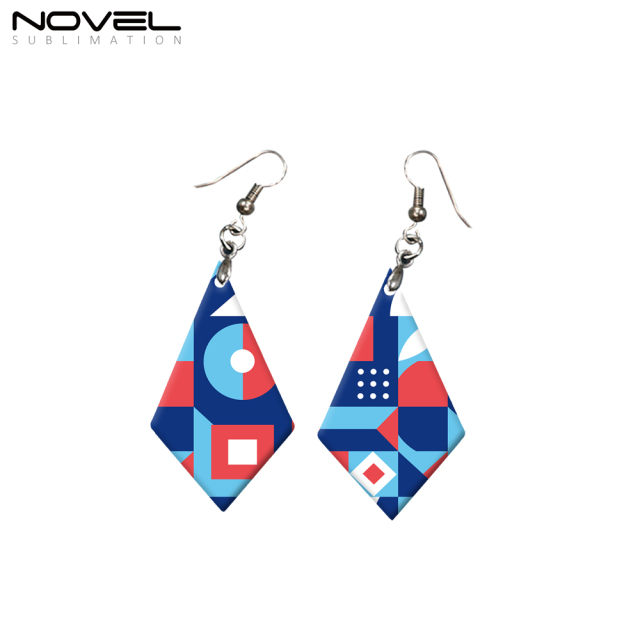 Personalized Earrings Blank Heat Transfer Sublimation MDF Earrings DIY Jewelry