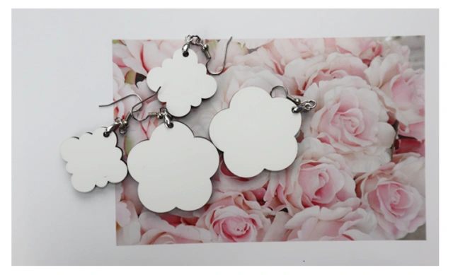 DIY Craft MDF Earrings Sublimation Blank Earring Heat Printing