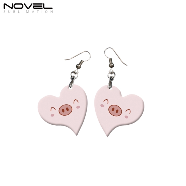 Customized Earrings Blanks MDF Sublimation Printing Earrings for Making DIY Craft