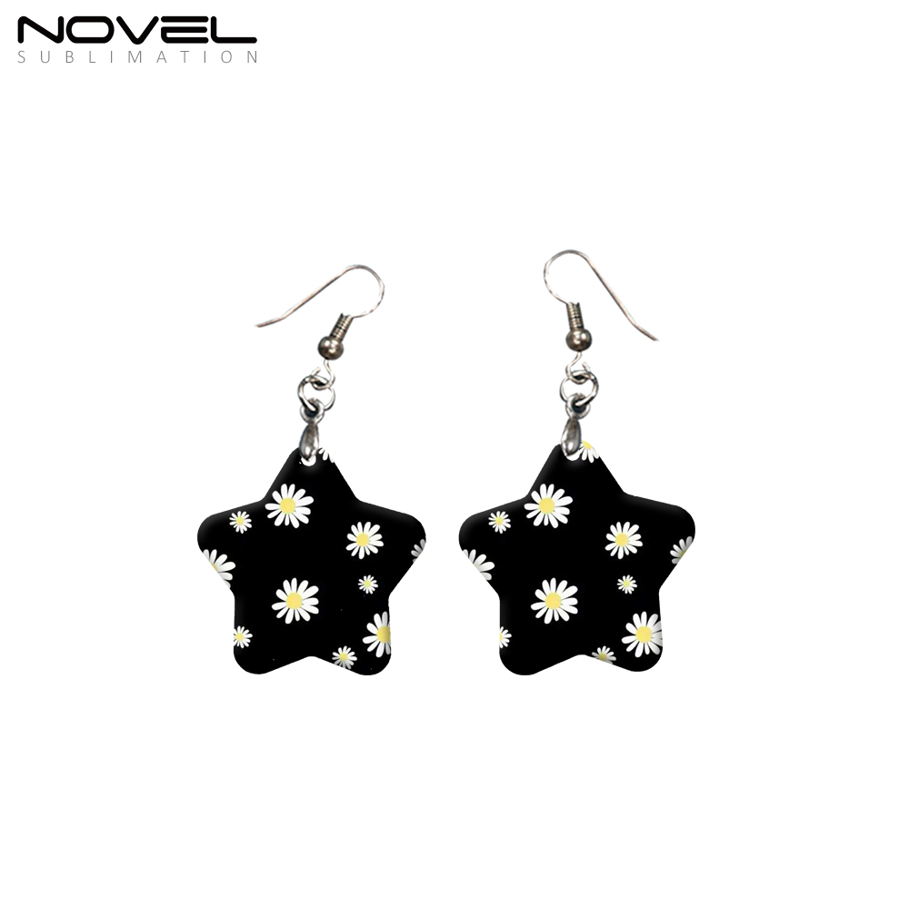 Customized Earrings Blanks MDF Sublimation Printing Earrings for Making DIY Craft