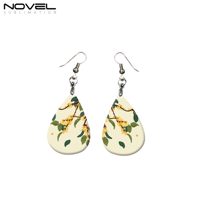 Customized Earrings Blanks MDF Sublimation Printing Earrings for Making DIY Craft