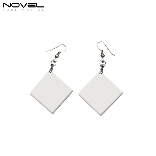 Personalized Earrings Blank Heat Transfer Sublimation MDF Earrings DIY Jewelry