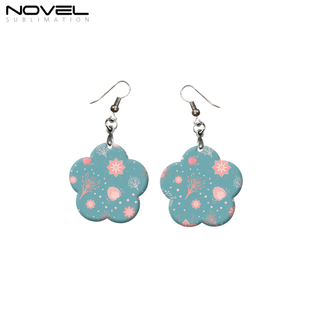 DIY Craft MDF Earrings Sublimation Blank Earring Heat Printing