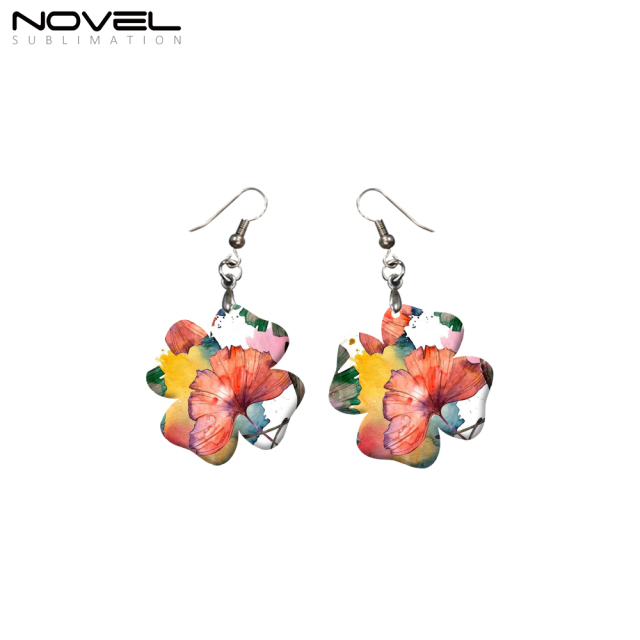 DIY Craft MDF Earrings Sublimation Blank Earring Heat Printing