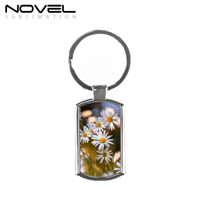 DIY Metal Keyring Sublimation Heat Transfer Blank Personalized Keychain