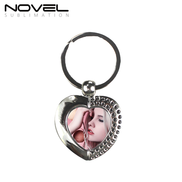 DIY Metal Keyring Sublimation Heat Transfer Blank Personalized Keychain